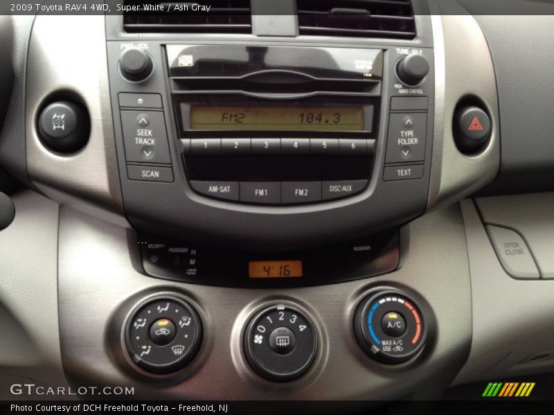 Super White / Ash Gray 2009 Toyota RAV4 4WD
