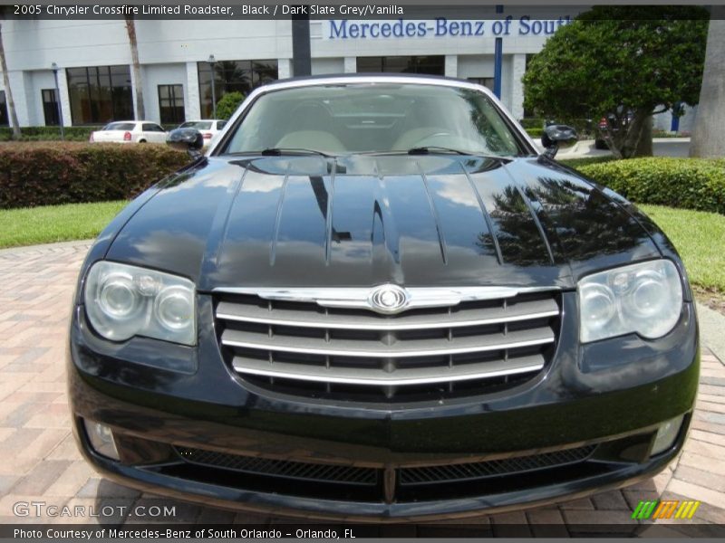 Black / Dark Slate Grey/Vanilla 2005 Chrysler Crossfire Limited Roadster