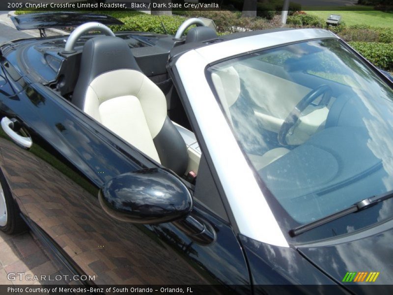 Black / Dark Slate Grey/Vanilla 2005 Chrysler Crossfire Limited Roadster