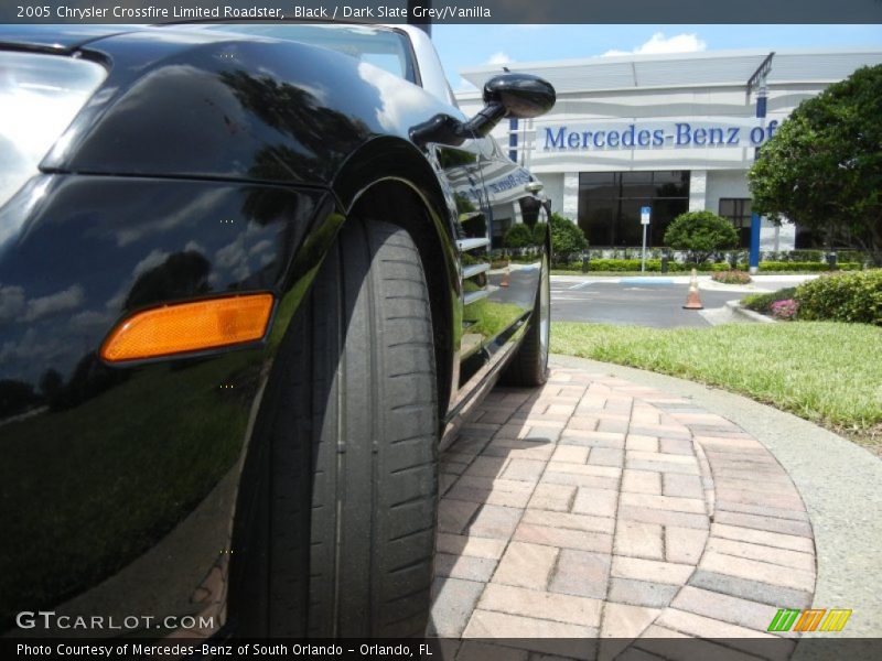 Black / Dark Slate Grey/Vanilla 2005 Chrysler Crossfire Limited Roadster