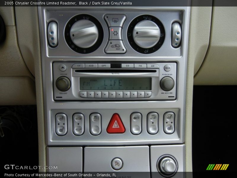 Controls of 2005 Crossfire Limited Roadster