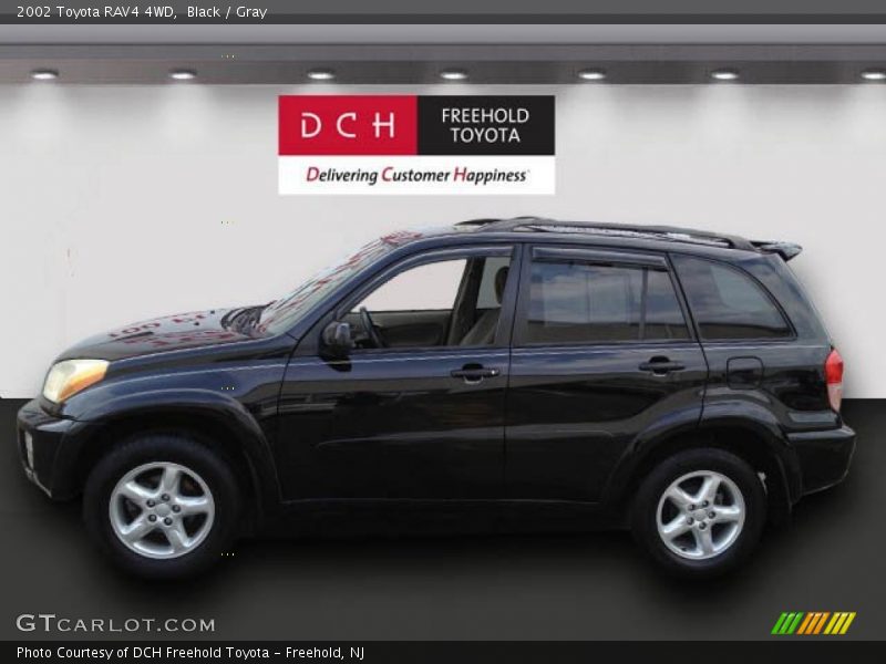 Black / Gray 2002 Toyota RAV4 4WD