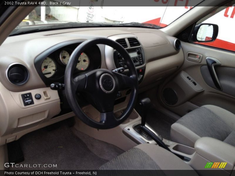 Black / Gray 2002 Toyota RAV4 4WD