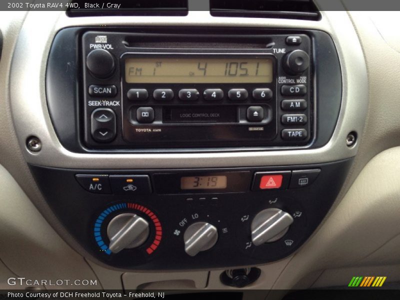 Black / Gray 2002 Toyota RAV4 4WD