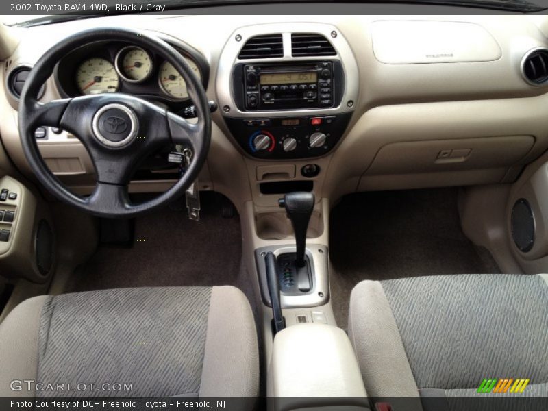 Black / Gray 2002 Toyota RAV4 4WD