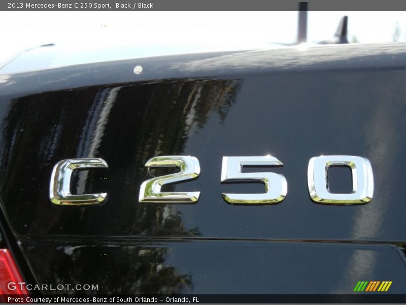 Black / Black 2013 Mercedes-Benz C 250 Sport