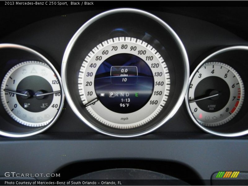 Black / Black 2013 Mercedes-Benz C 250 Sport