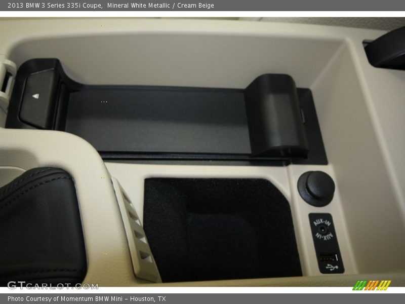 Mineral White Metallic / Cream Beige 2013 BMW 3 Series 335i Coupe