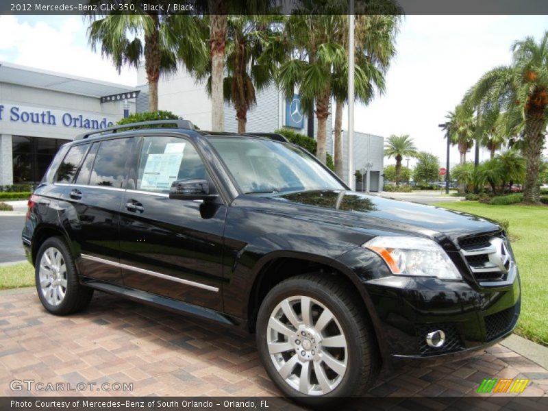 Black / Black 2012 Mercedes-Benz GLK 350