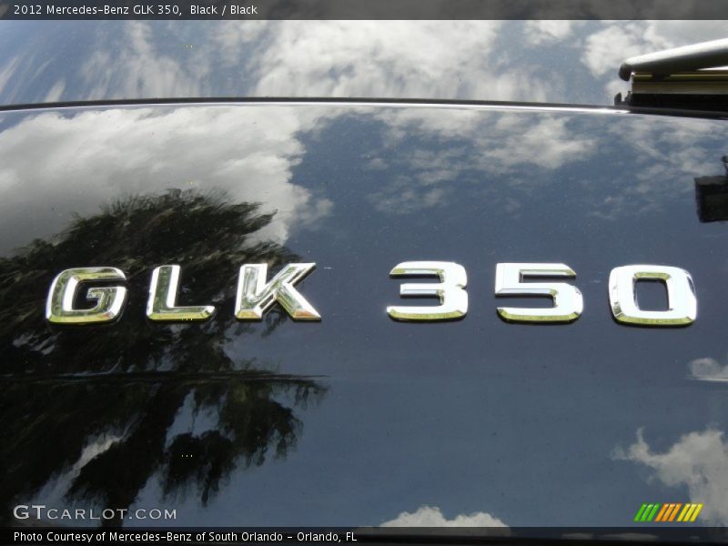 Black / Black 2012 Mercedes-Benz GLK 350