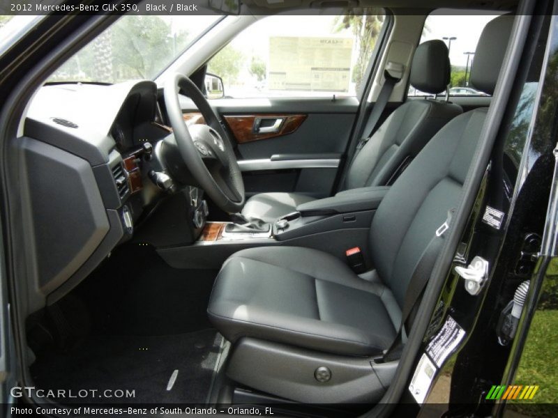 Black / Black 2012 Mercedes-Benz GLK 350
