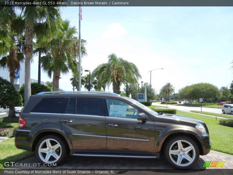 Dakota Brown Metallic / Cashmere 2012 Mercedes-Benz GL 550 4Matic