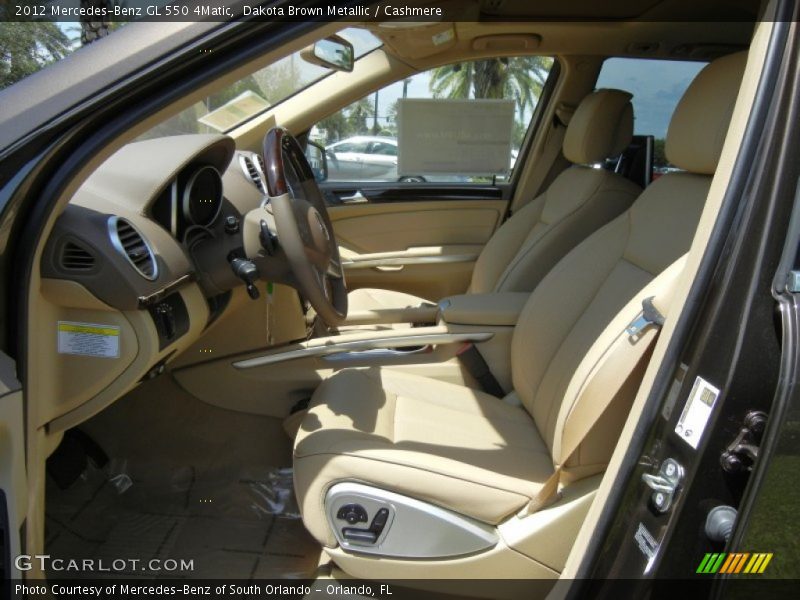 Dakota Brown Metallic / Cashmere 2012 Mercedes-Benz GL 550 4Matic
