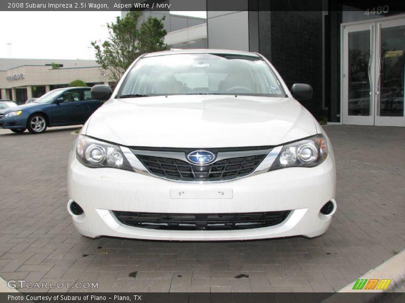 Aspen White / Ivory 2008 Subaru Impreza 2.5i Wagon