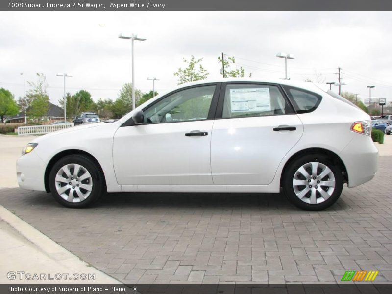 Aspen White / Ivory 2008 Subaru Impreza 2.5i Wagon