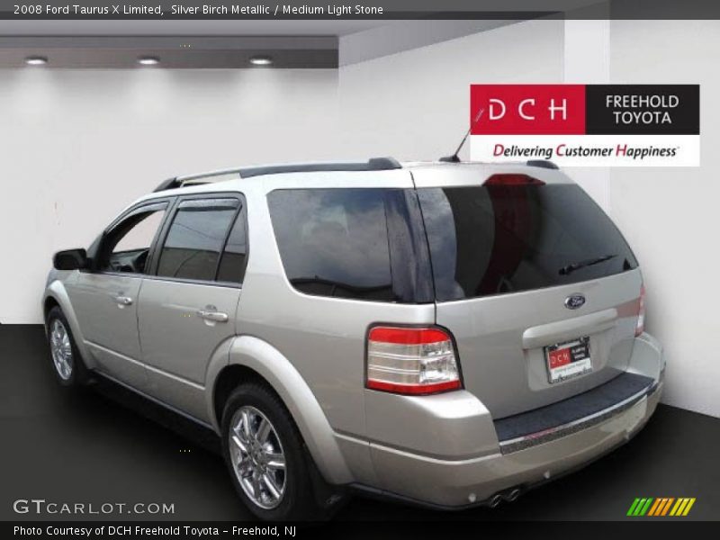 Silver Birch Metallic / Medium Light Stone 2008 Ford Taurus X Limited