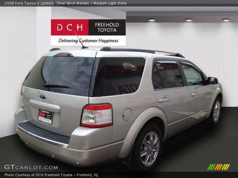 Silver Birch Metallic / Medium Light Stone 2008 Ford Taurus X Limited