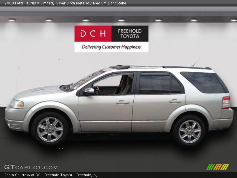 Silver Birch Metallic / Medium Light Stone 2008 Ford Taurus X Limited