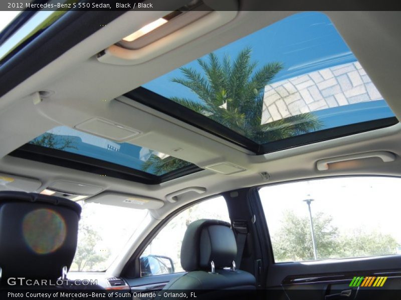 Black / Black 2012 Mercedes-Benz S 550 Sedan