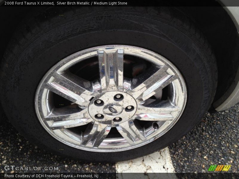 Silver Birch Metallic / Medium Light Stone 2008 Ford Taurus X Limited