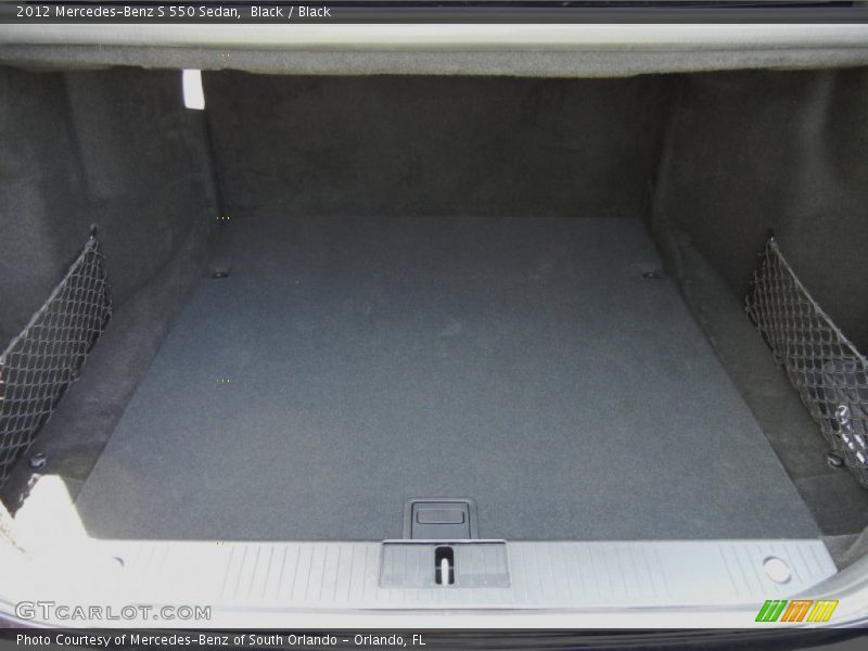 Black / Black 2012 Mercedes-Benz S 550 Sedan