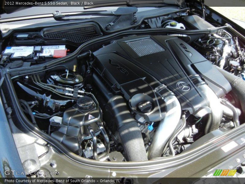 Black / Black 2012 Mercedes-Benz S 550 Sedan