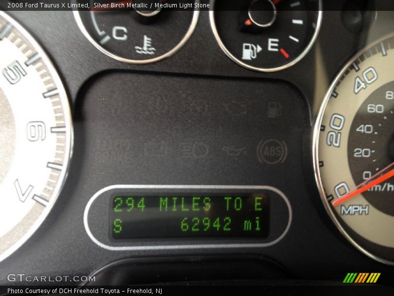 Silver Birch Metallic / Medium Light Stone 2008 Ford Taurus X Limited