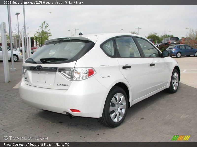 Aspen White / Ivory 2008 Subaru Impreza 2.5i Wagon