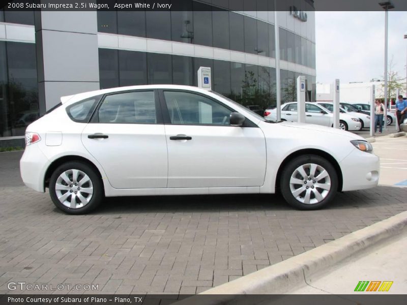 Aspen White / Ivory 2008 Subaru Impreza 2.5i Wagon