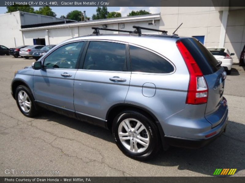 Glacier Blue Metallic / Gray 2011 Honda CR-V EX-L 4WD