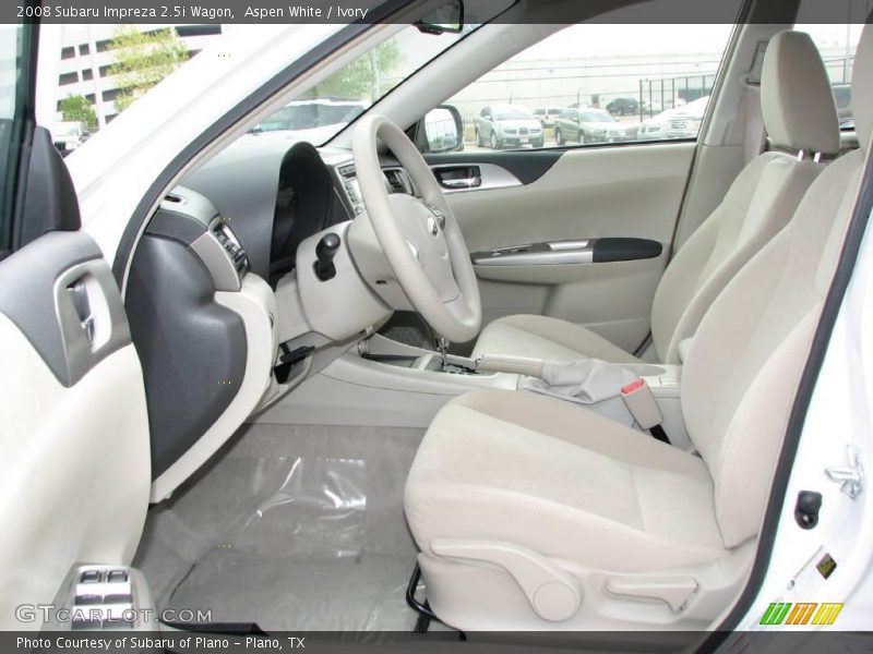 Aspen White / Ivory 2008 Subaru Impreza 2.5i Wagon