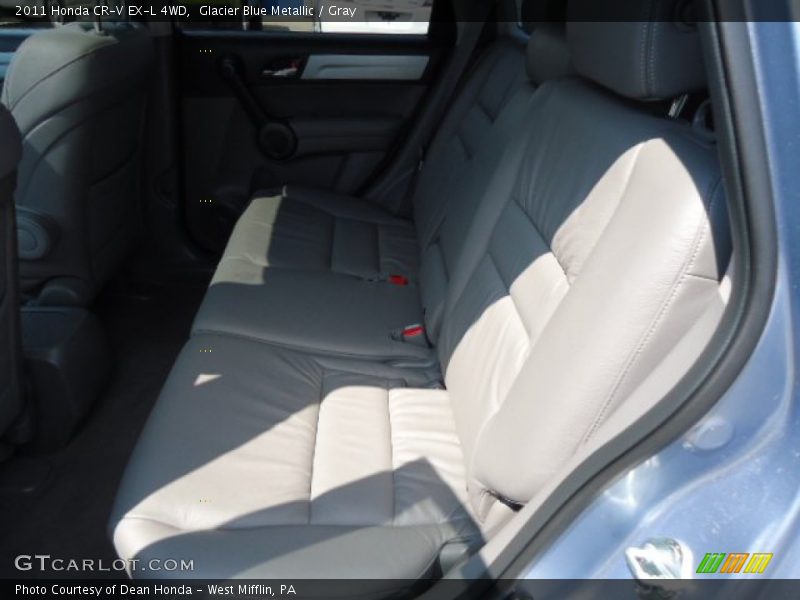 Glacier Blue Metallic / Gray 2011 Honda CR-V EX-L 4WD