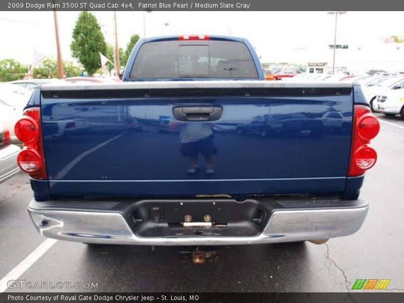 Patriot Blue Pearl / Medium Slate Gray 2009 Dodge Ram 3500 ST Quad Cab 4x4