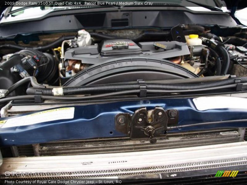  2009 Ram 3500 ST Quad Cab 4x4 Engine - 6.7 Liter Cummins OHV 24-Valve BLUETEC Turbo-Diesel Inline 6 Cylinder