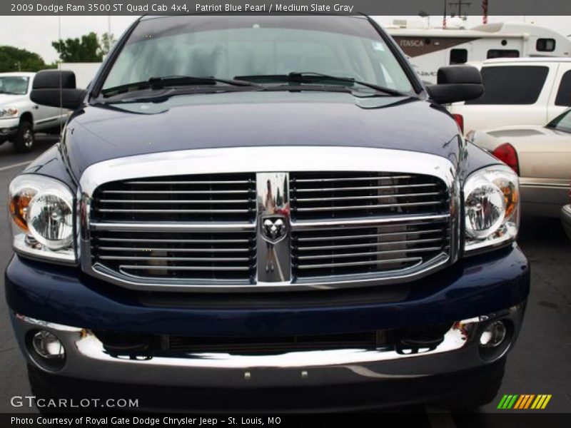 Patriot Blue Pearl / Medium Slate Gray 2009 Dodge Ram 3500 ST Quad Cab 4x4