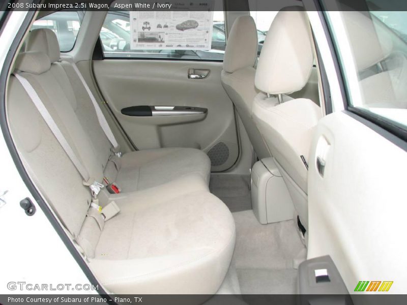 Aspen White / Ivory 2008 Subaru Impreza 2.5i Wagon