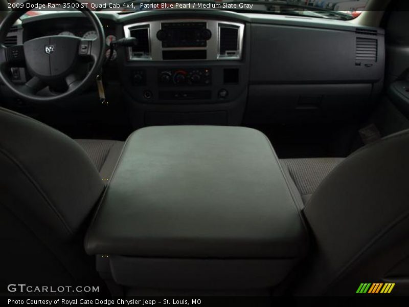 Patriot Blue Pearl / Medium Slate Gray 2009 Dodge Ram 3500 ST Quad Cab 4x4
