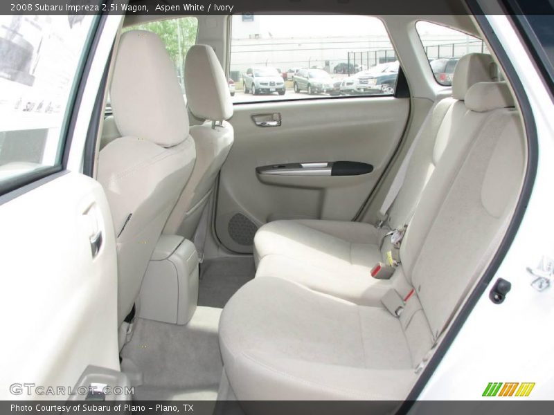 Aspen White / Ivory 2008 Subaru Impreza 2.5i Wagon