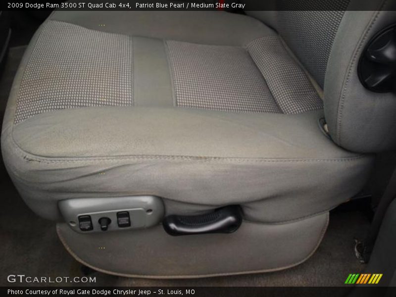 Patriot Blue Pearl / Medium Slate Gray 2009 Dodge Ram 3500 ST Quad Cab 4x4