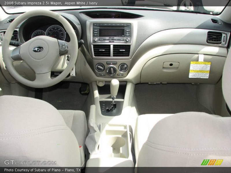 Aspen White / Ivory 2008 Subaru Impreza 2.5i Wagon