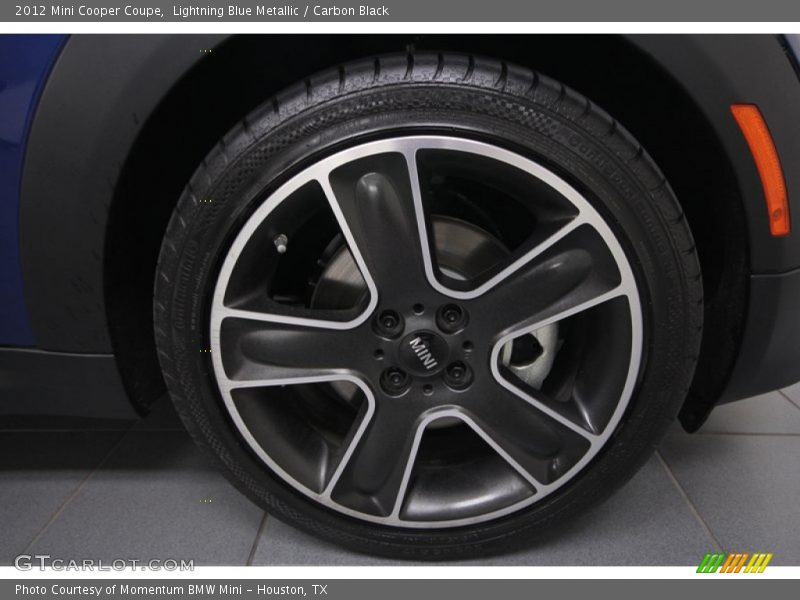 Lightning Blue Metallic / Carbon Black 2012 Mini Cooper Coupe
