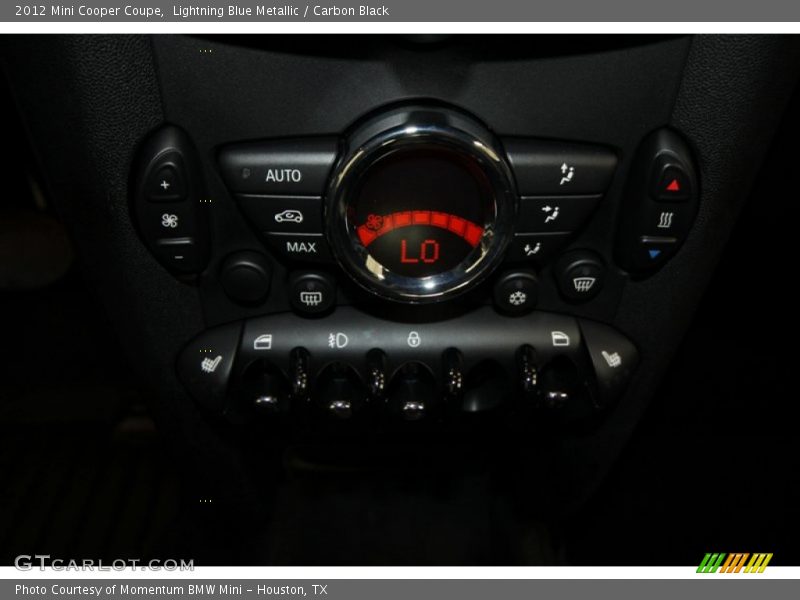 Lightning Blue Metallic / Carbon Black 2012 Mini Cooper Coupe