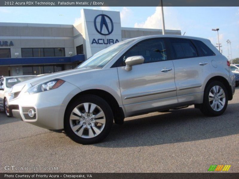 Palladium Metallic / Ebony 2012 Acura RDX Technology