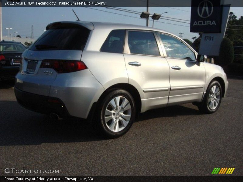 Palladium Metallic / Ebony 2012 Acura RDX Technology