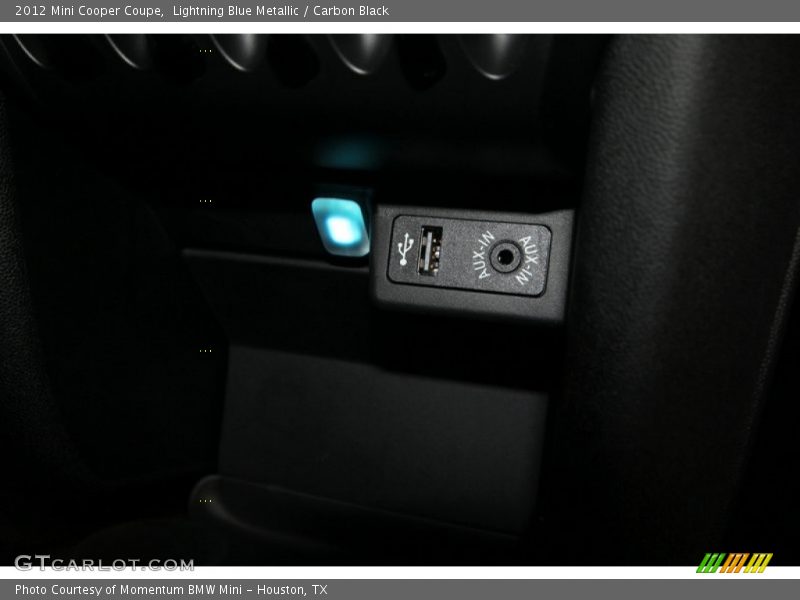 Lightning Blue Metallic / Carbon Black 2012 Mini Cooper Coupe