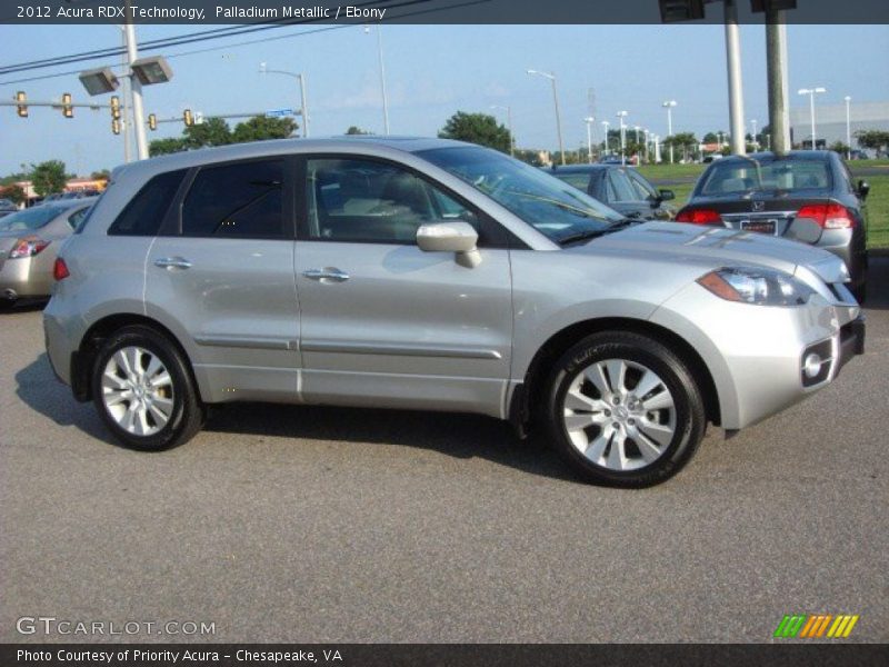 Palladium Metallic / Ebony 2012 Acura RDX Technology