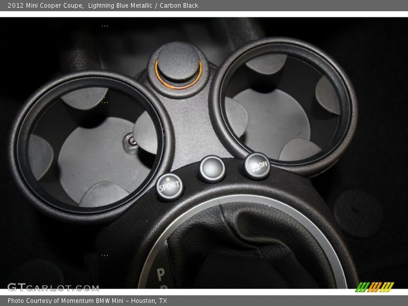 Lightning Blue Metallic / Carbon Black 2012 Mini Cooper Coupe