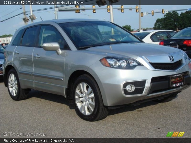 Palladium Metallic / Ebony 2012 Acura RDX Technology