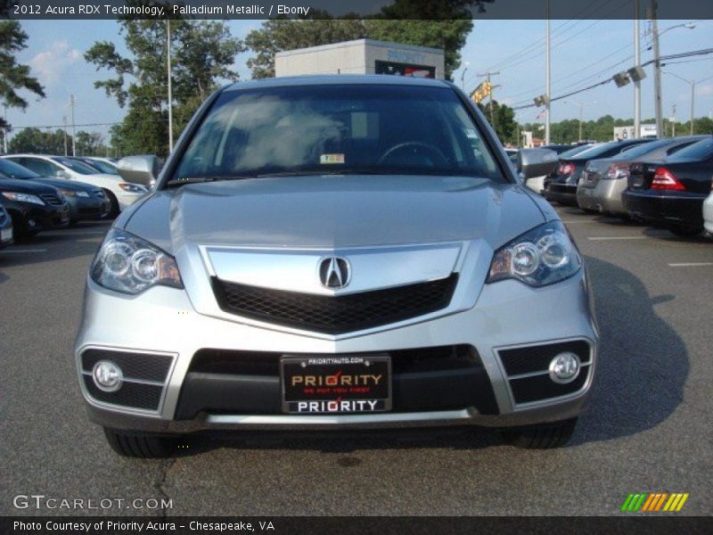 Palladium Metallic / Ebony 2012 Acura RDX Technology