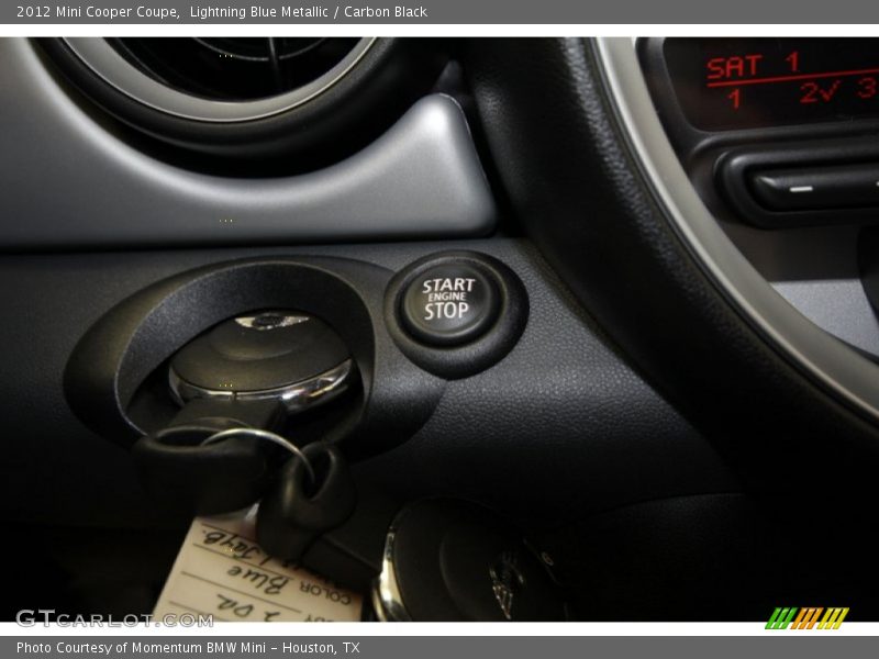 Lightning Blue Metallic / Carbon Black 2012 Mini Cooper Coupe